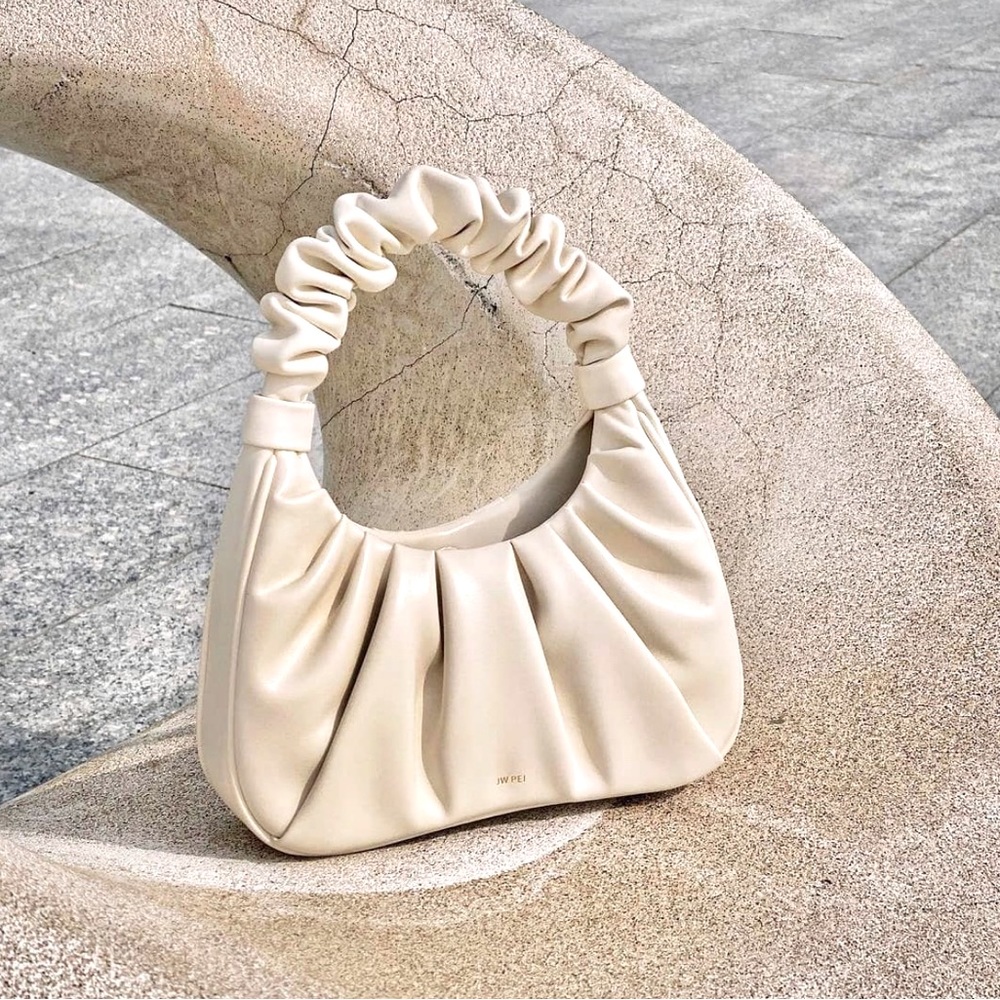 JW PEI Women's Gabbi Ruched Hobo Handbag - Ivory